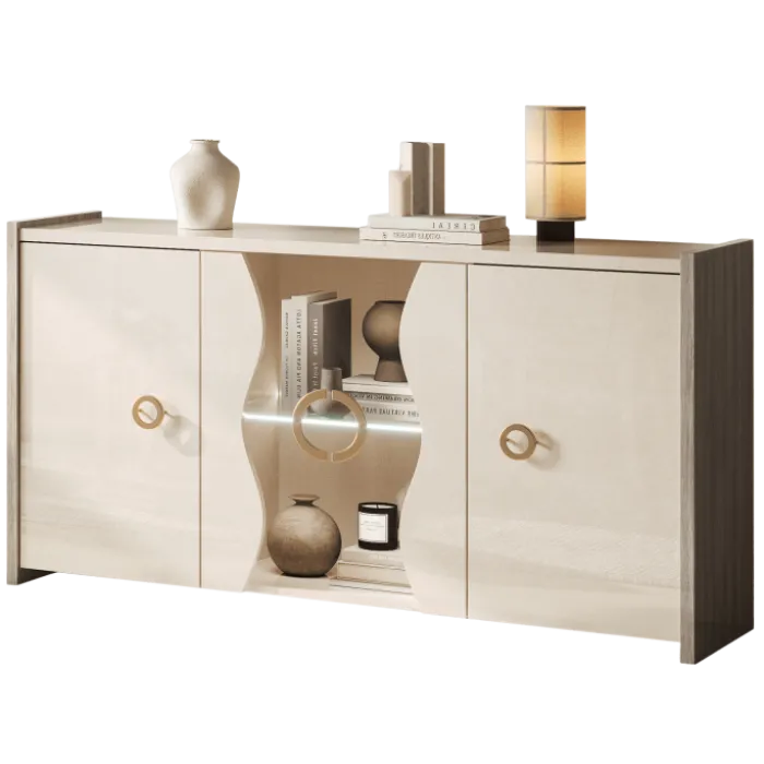 London Buffet 4 portes avec LED