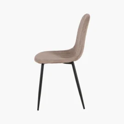 Lot de 4 chaises Mia - choco 5