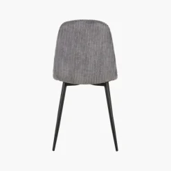 Lot de 4 chaises Mia - gris foncé