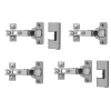 Lot de 4 charnières pour porte - Casa