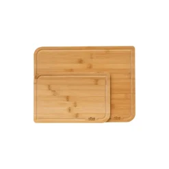 Lot de 2 planches à découper Bambou