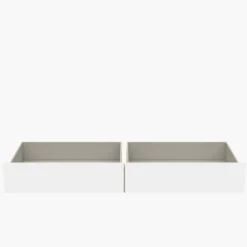 Lot de 2 tiroirs Blanc Mozaik