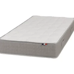 Matelas en mousse HR40kgs 90 x 190 cm Krearêve gris chiné