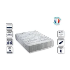 Matelas 140x200cm Latex Spring ressorts ensachés