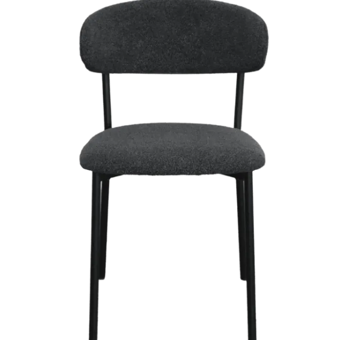 Maxima Chaise bouclé anthracite