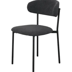Maxima Chaise bouclé anthracite