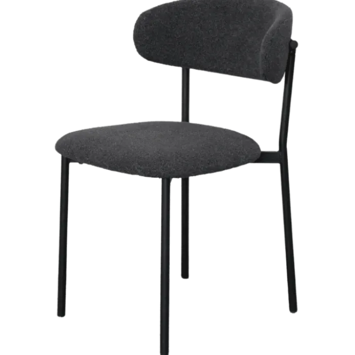 Maxima Chaise bouclé anthracite