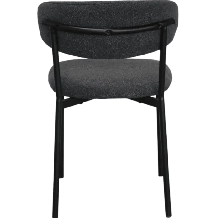 Maxima Chaise bouclé anthracite