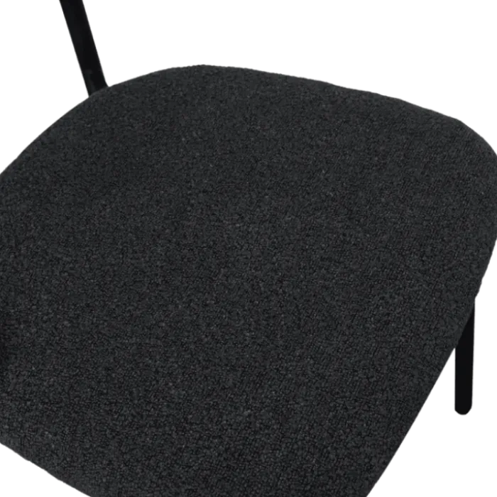 Maxima Chaise bouclé anthracite