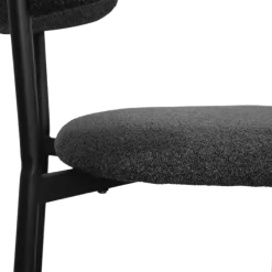 Maxima Chaise bouclé anthracite