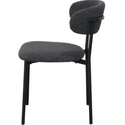 Maxima Chaise bouclé anthracite