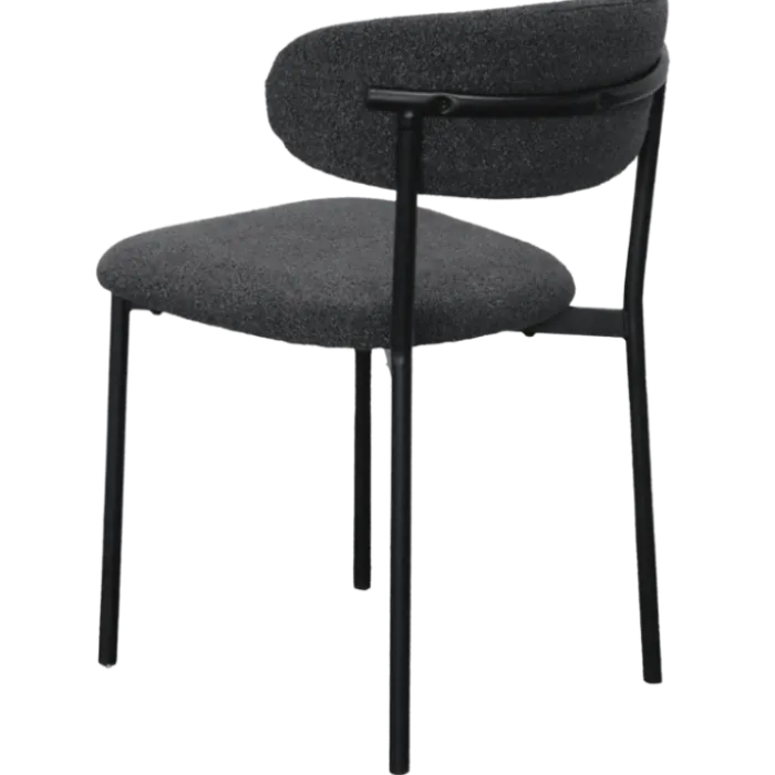 Maxima Chaise bouclé anthracite