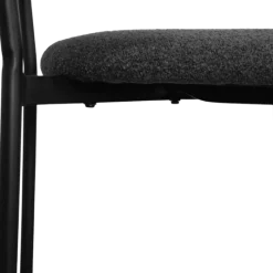 Maxima Chaise bouclé anthracite