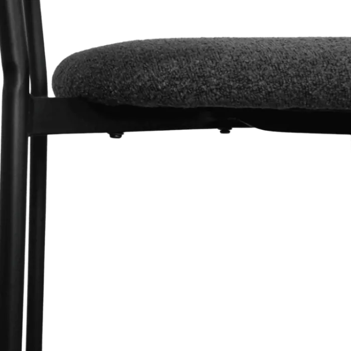 Maxima Chaise bouclé anthracite