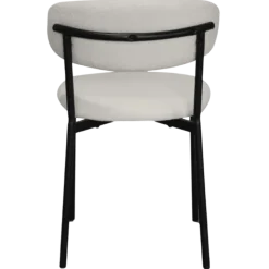 Maxima chaise bouclé blanc