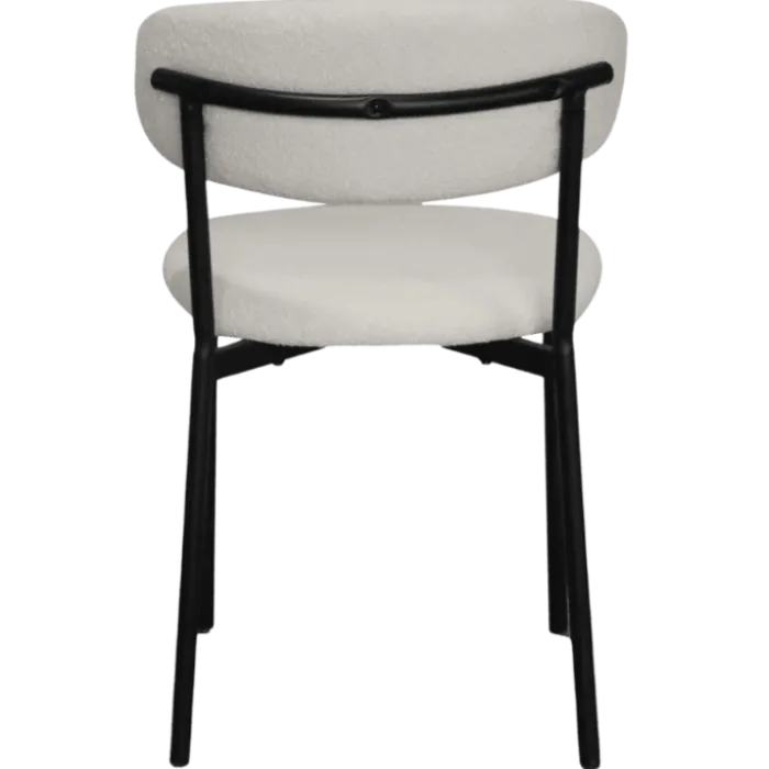 Maxima chaise bouclé blanc
