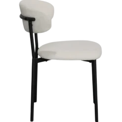 Maxima chaise bouclé blanc