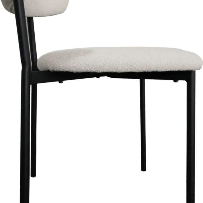 Maxima chaise bouclé blanc