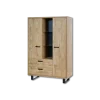 Meuble de rangement Como golden oak