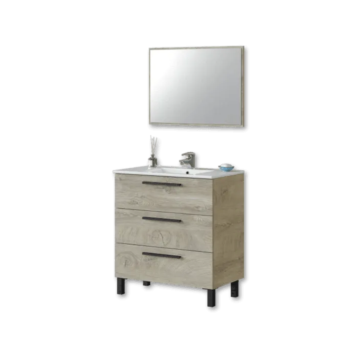 Meuble de salle de bain avec miroir - Athena