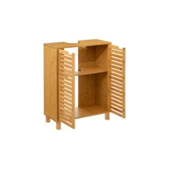 Meuble sous lavabo Sicela bambou