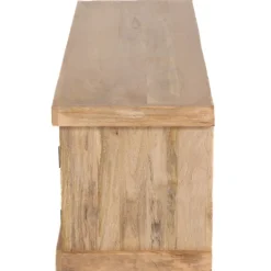 Meuble TV Arya bois mangue/metal/stone