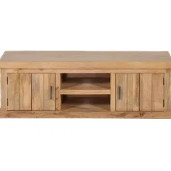 Meuble TV Arya bois mangue/metal/stone