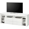 Meuble tv avec LED Goal blanc