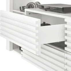 Meuble tv avec LED Goal blanc