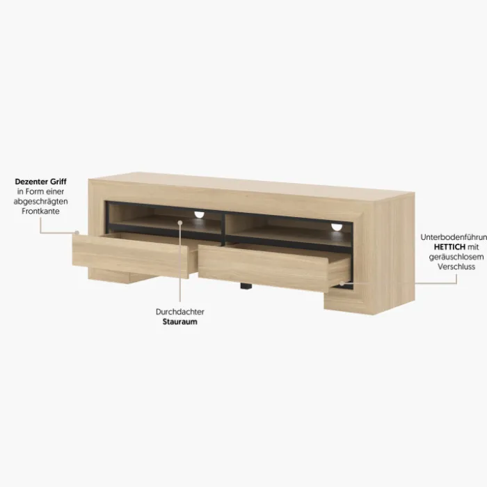 Meuble tv Cuba - 160 cm