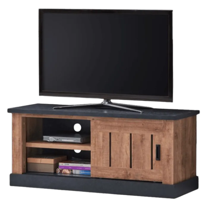 Meuble TV Etienne oak/noir