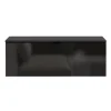 Meuble tv Libertad noir brillant
