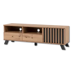 Meuble Tv Medan chêne artisan/anthracite