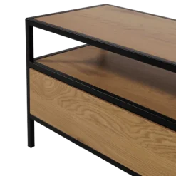 Meuble TV Stand melamine/noir
