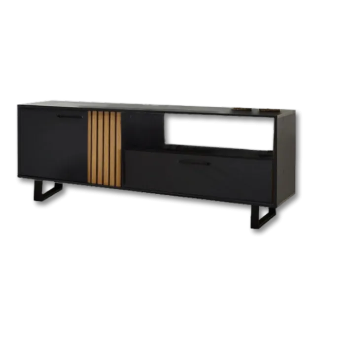 Meuble tv Stucture noir Faro