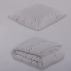 Pack couette 140 x 200 cm + 1 Oreiller polyester