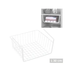 Panier de rangement La Penderie 30cm blanc