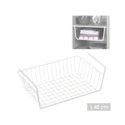 Panier de rangement La Penderie 40cm blanc