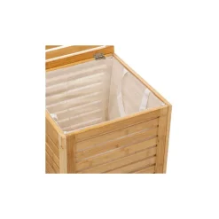 Panier à linge Sicela 65L bambou