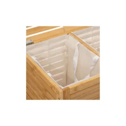 Panier à linge Sicela 100L bambou