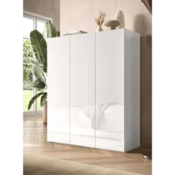 Petite armoire à chaussure Smile blanc