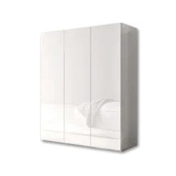 Petite armoire à chaussure Smile blanc