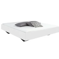 Phoenix 120 cm - Cadre de lit blanc mat