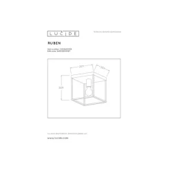 Plafonnier Ruben 00124/01/30