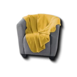 Plaid Milou jaune