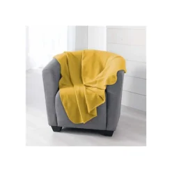 Plaid Milou jaune