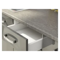 Plan de travail 2,6M gris foncé