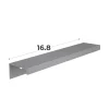 Poignée Casa anguleuse alu brossé L 168 mm
