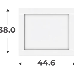 Porte cadre Casa blanc H 38 cm - L 45 cm