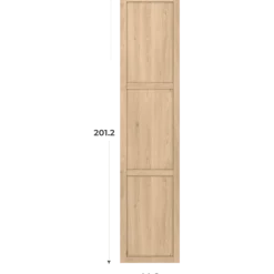 Porte Cadre Casa H201 cm Chêne hikory L 45 cm